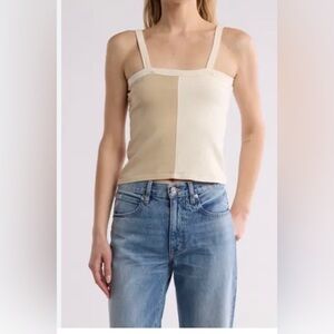 Madewell Compact Rib Scoop Neck Tank, Size M🏷️